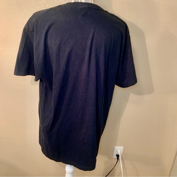 Superman T-Shirt XL Black 100% Cotton Red Superman Emblem Oversized Unisex - Picture 7 of 13